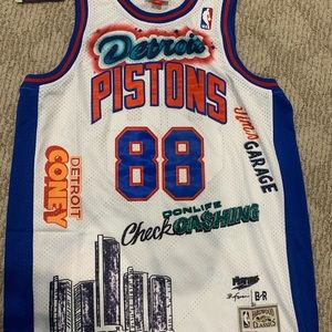 Detroit Mitchell & ness jersey